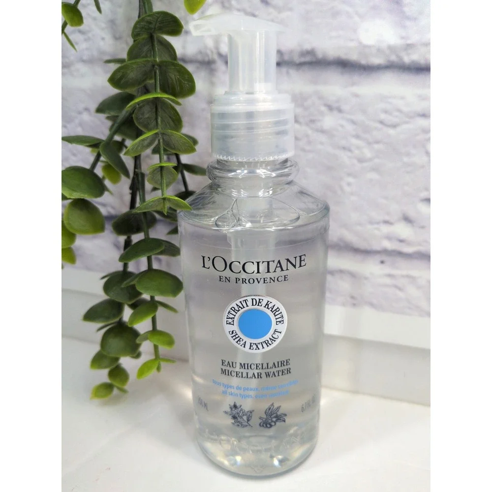 NEW😍L'Occitane Shea Extract Micellar Water for All Skin Types 6.7oz Made France